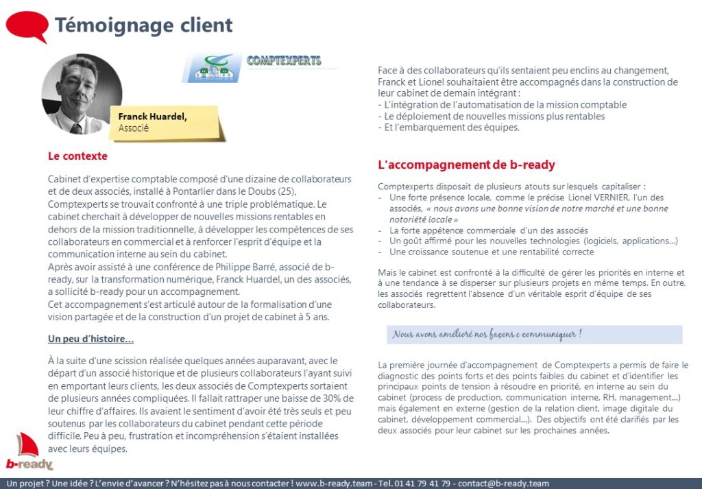 Témoignage client Comptexperts